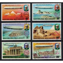 Malagasy Rep. 75th Anniversary of Zeppelin 6v 1976 CTO SG#346-351