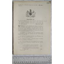 1910 Act of Parliament: Nottingham street improvements & tramways