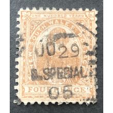 AUSTRALIAN STATES..-new south wales SG 255db USED 4d #1