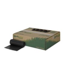 Earthsense Commercial RNW3310 Can Liner, 16 Gal, .85 Mil, 24" X 33", Black (Pack