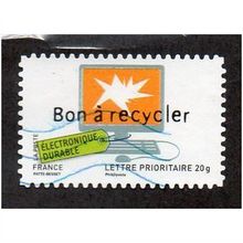 FRA 2008 (55c) 'SUSTAINABILITY - ELECTRONIC RECYCLING' FINE USED (EBID20792)