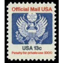O129 13c Eagle Fine MNH G0618