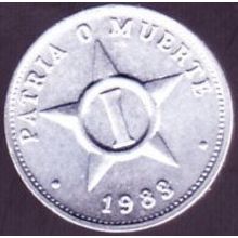 1983 Cuba 1 Centavo Coin
