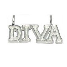 Sterling Silver DIVA Pendant
