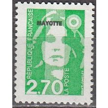 Mayotte 1997 Michel 26 Neuf ** Cote (2002) 1.80 € Marianne de Briat