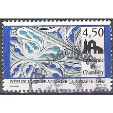France 1996 Michel 3159 O Cote (2008) 1.50 € Cathédrale de Chambéry Cachet rond