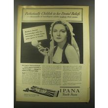 1937 Ipana Tooth Paste Ad - Pathetically Childish