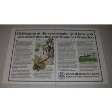 1987 Rand Merchant Bank Ad - Wellington at the crossroads