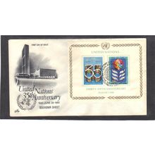 FDC Art Craft 324 Souvenir Sheet (Cachet-U/A) CV00375