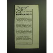 1970 The Metropolitan Museum of Art Ad - Distinctive Christmas Cards