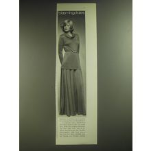 1974 Bloomingdale's Anne Klein Fashion Advertisement
