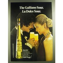 1974 Galliano Liquore Ad - The Galliano Sour. La dolce sour