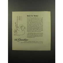 1951 The Greenbrier Resort Ad - Watch the Birdies