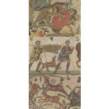 Ignoto The Hunt Hunting Italian Mural Italy 3x Postcard s
