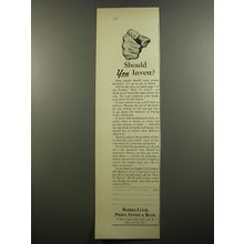 1952 Merrill Lynch Ad - Should you invest?