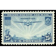 C20, Mint NH Superb GEM 25¢ With PSAG Graded 100 Certificate - Stuart Katz