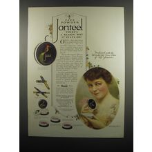 1920 Jonteel Face powder Ad - There's a reason why it stays on