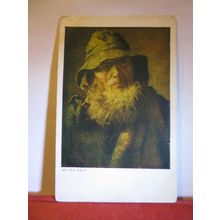 AN OLD SALT unused antique postcard #