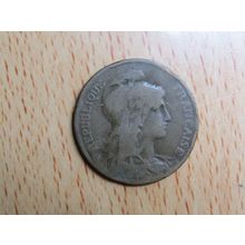 France Republic 1900 5 Centimes Coin