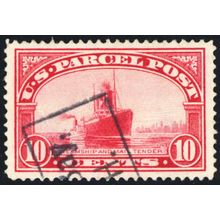 Q6, Used 10¢ XF/Superb JUMBO - Parcel Post Stamp * Stuart Katz