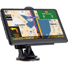 GPS Navigation for Car, Latest 2025 Map,7 Inch Touch Screen Real Voice Spoken Tu