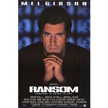 Mel Gibson in 1996’s RANSOM original rolled D/S 27x41 one-sheet poster