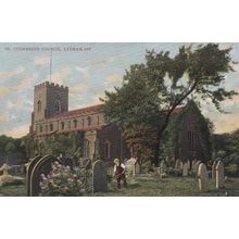 ED270 LYTHAM - ST CUTHBERTS CHURCH . PRINTED POSTCARD