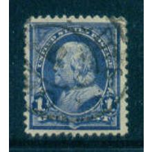 Used 264 1c Benjamin Franklin Fine M02808