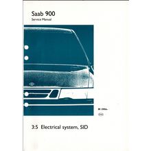 Saab 900 Electrical System SID Workshop Manual 1994 199424217 PDF