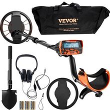 Metal Detector for Adults & Kids, 10 Inch Waterproof Search Coil with LCD Di...