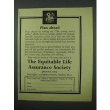 1960 The Equitable Life Asssurance Society Ad - Plan