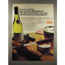 1976 NCR Data Processing System Ad - Montpellier
