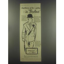 1954 ICI Terylene fibre Ad - Gentleman of the very near future - in Terylene