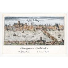 William Shakespeare's Southwark London Tuck's Oilette Art Postcard