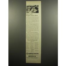 1955 Sheraton Hotels Ad - New York's biggest party place