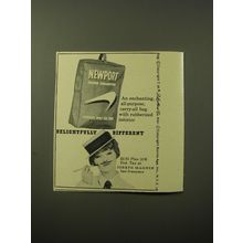 1960 Bonne Age, Inc. Newport Cigarettes Carry-All Bag Advertisement