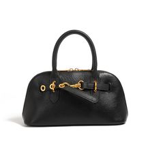 Women Genuine Leather Purses Handbags Tote Bag Shoulder Bag Black
