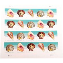 Seashells Pane of Twenty Post Card - Postage Stamps Scott 5166a