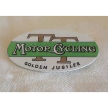 1957 Golden Jubilee TT Motor Cycling Badge