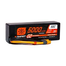 5000mAh 3S 11.1V Smart G2 LiPo 50C Hard Case; IC3