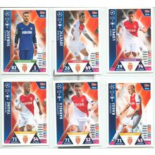 Monaco FC 6x Topps Match Attax Uefa Champions League 2018/19