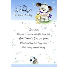 For You Grandpa on Father's Day - Father's Day Greeting Card - 28655