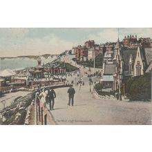 Animated The West Cliff Bournemouth Dorset Postcard (QDOR409)
