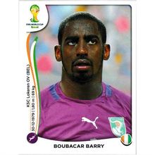 2014 Panini World Cup Soccer Stickers - #224 - Boubacar Barry