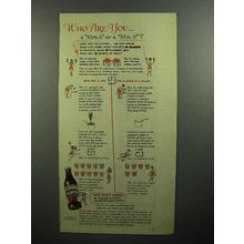 1946 Certo Pectin Ad - Who Are You?