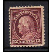 512 12c Benjamin Franklin Fine MMH K4184
