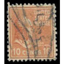 Used 815 10c John Tyler Fine Plus M07971