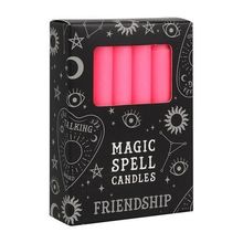 Candles - Set of 12 Pink 'Friendship' Spell Candles