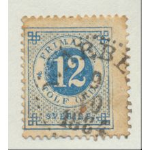 Sweden Stamp Scott #22, Used