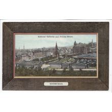 National Galleries and Princess Street Edinburgh Pixie Series Postcard